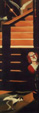 obraz veselého klauna 1984, olej na plátnì, 100x40